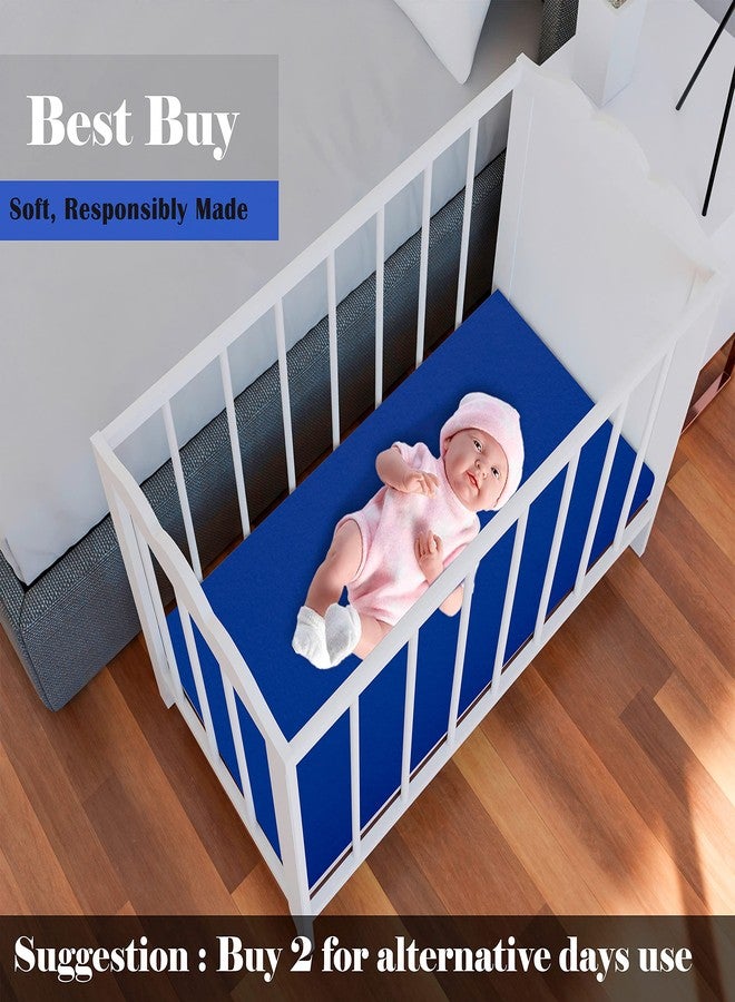 AVI FastDry Cotton Extra Absorbent Waterproof and Reusable Bed Protector/Dry Sheet for Baby- Small 50x70 cm -Navy Blue, Pack of 2 - Image 3
