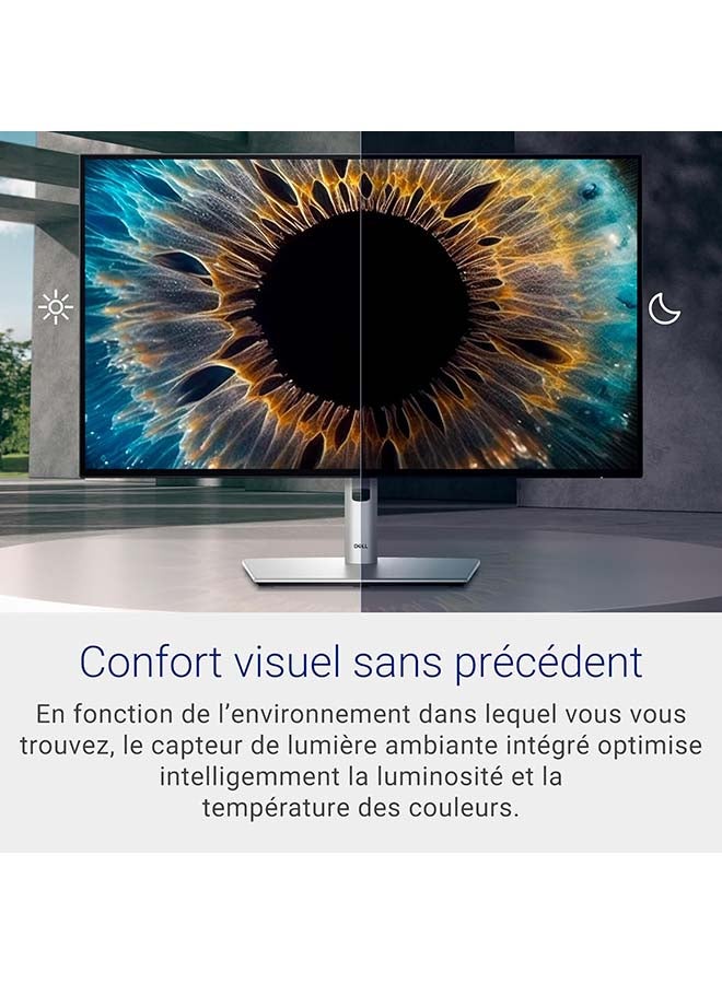 ديل شاشة UltraSharp 27 بوصة QHD IPS Thunderbolt Hub، معدل تحديث 120 هرتز واستجابة 5 مللي ثانية، سطوع 350 شمعة في المتر المربع، 100% sRGB مع 1.07 مليار لون، USB-C / USB-A، HDMI / DP / Thunderbolt 4 | U2724DE - Image 2