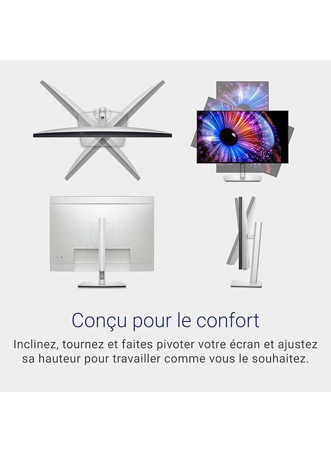ديل شاشة UltraSharp 27 بوصة QHD IPS Thunderbolt Hub، معدل تحديث 120 هرتز واستجابة 5 مللي ثانية، سطوع 350 شمعة في المتر المربع، 100% sRGB مع 1.07 مليار لون، USB-C / USB-A، HDMI / DP / Thunderbolt 4 | U2724DE - Image 4