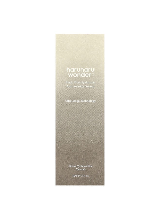 Haruharu Haruharu, Wonder®, Black Rice Hyaluronic Anti-Wrinkle Serum, 1.7 fl oz (50 ml)  - Image 2