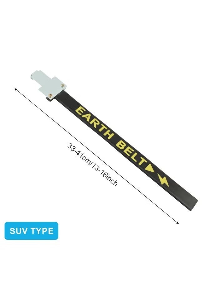 Uliova Universal Car Anti Static Strip, Vehicle Grounding Strap, Flexible Static Electricity Eliminator Belt for SUV Exterior Accessories Black - Image 2