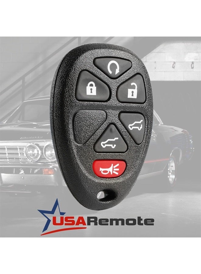 USARemote Car Key Fob Keyless Entry Remote fits 2007-2014 Chevy Tahoe Suburban / 2007-2014 Cadillac Escalade / 2007-2014 GMC Yukon (fits Part # 15913427, 20869057, 22756462) - Image 2