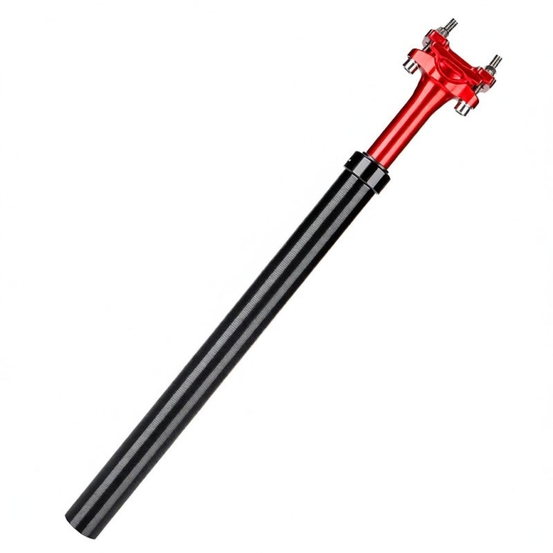 GEWAGE 30.9mm Bike Seatpost Aluminum Alloy Shock-Absorbent Suspension Seat Post - Clear Scale Easy Height Adjustment for Mountain Bikes Cycling - Image 1