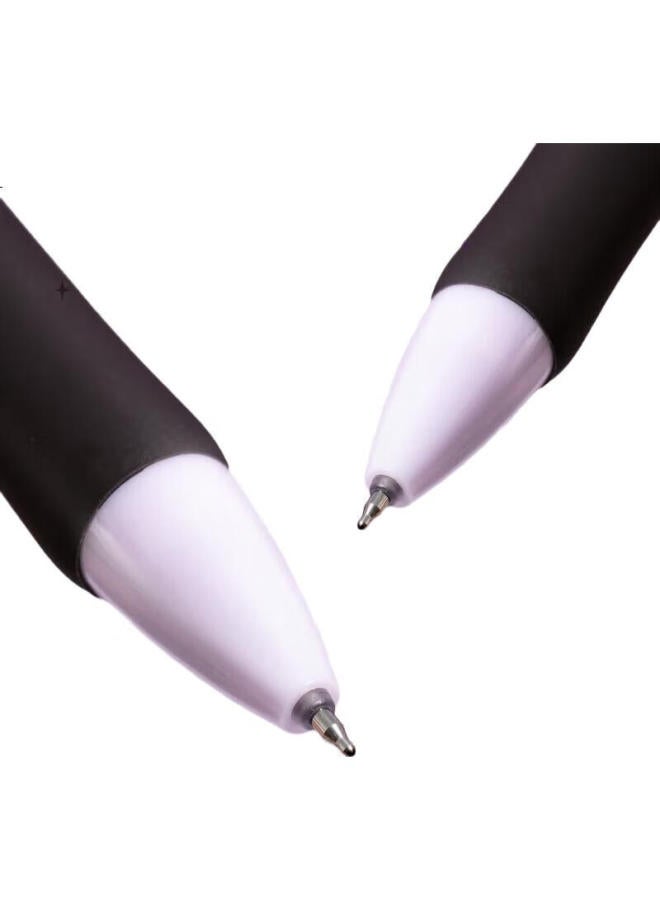 Masmarcu Chenguang Masmarcu Alice Retractable Quick-Drying 0.5Mm Gel Pen, Large Capacity, Bullet Tip, Smooth Writing, Black Ink, 3 Pens/Set, Agpj4234 - Image 1