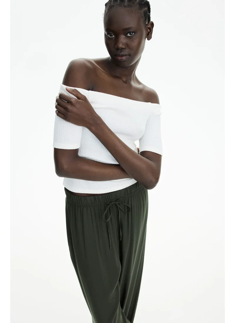 اتش اند ام Wide pull-on trousers