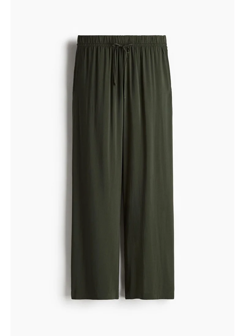 اتش اند ام Wide pull-on trousers