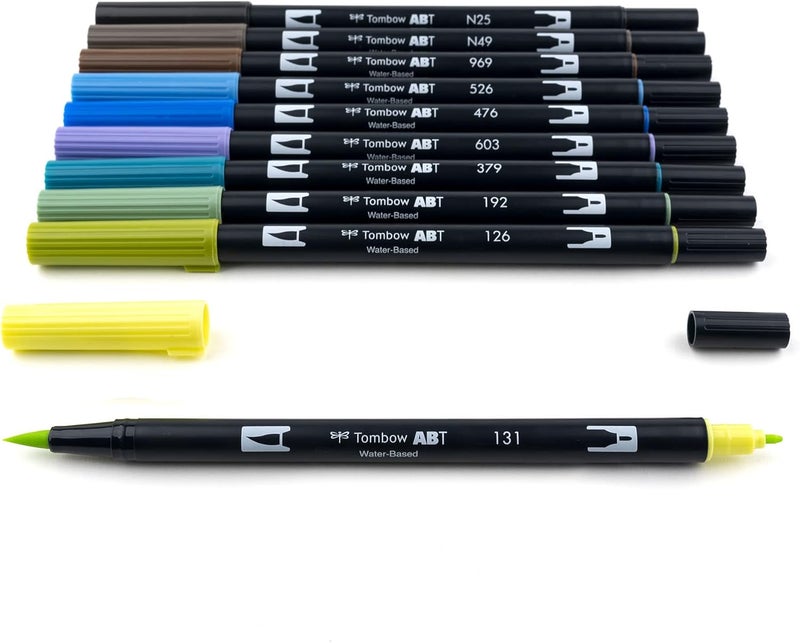 Tombow 56169 Dual Brush Pen Art Markers, Landscape, 10-Pack. Blendable, Brush and Fine Tip Markers - Image 3