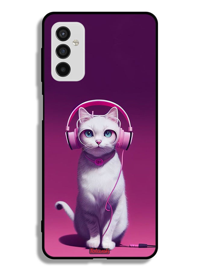Tolwak Samsung Galaxy M52 5G Protective Case Cover Cute Kitten - Image 2