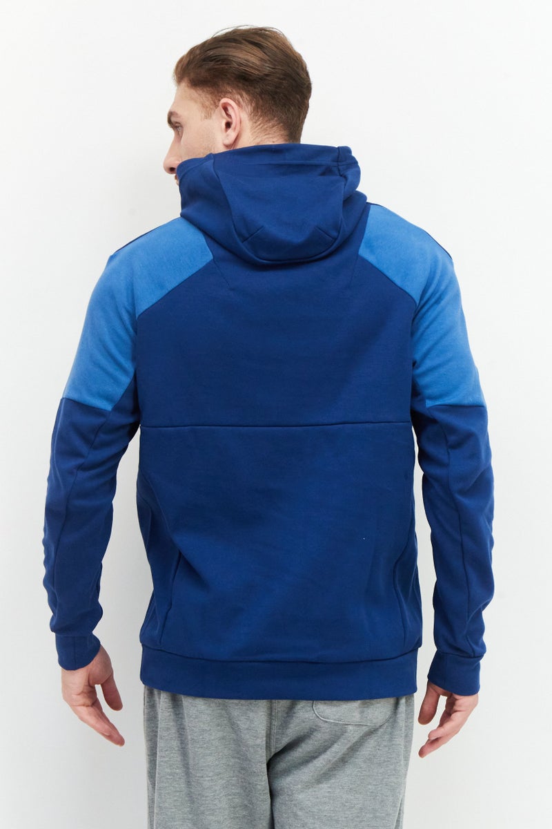 Adidas Men Sportswear Fit Long Sleeve Training Hoodie, Navy Blue  - Image 4