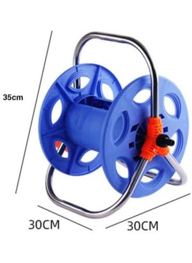 Apt Garden Hose Reel with 20m Hose, 3 Connectors, and Adjustable Nozzle – 1/2" Water Hose Set for Home Garden, Lawn, and Outdoor Use - Image 3