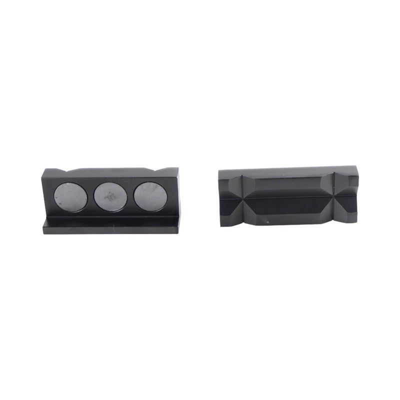Magnetic Vise Jaw Pads: 4 Inch Black Premium Aluminum - Durable Scare-resistant Inserts for Racer Hot Rod Muscle Car Boat Enthusiasts - Image 4