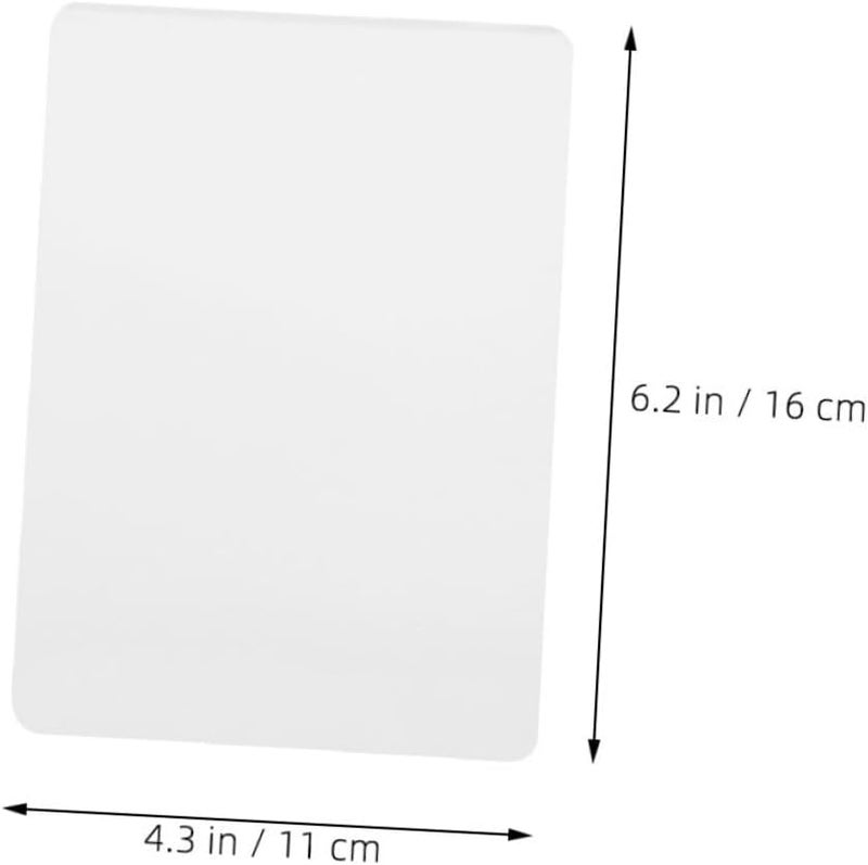 NUOBESTY 100 Sheets Thermal Laminating Film Pouches Clear PVC Photo Protective Laminating Sheets for Id Cards Business Cards Menus Documents Fade Resistant - Image 2