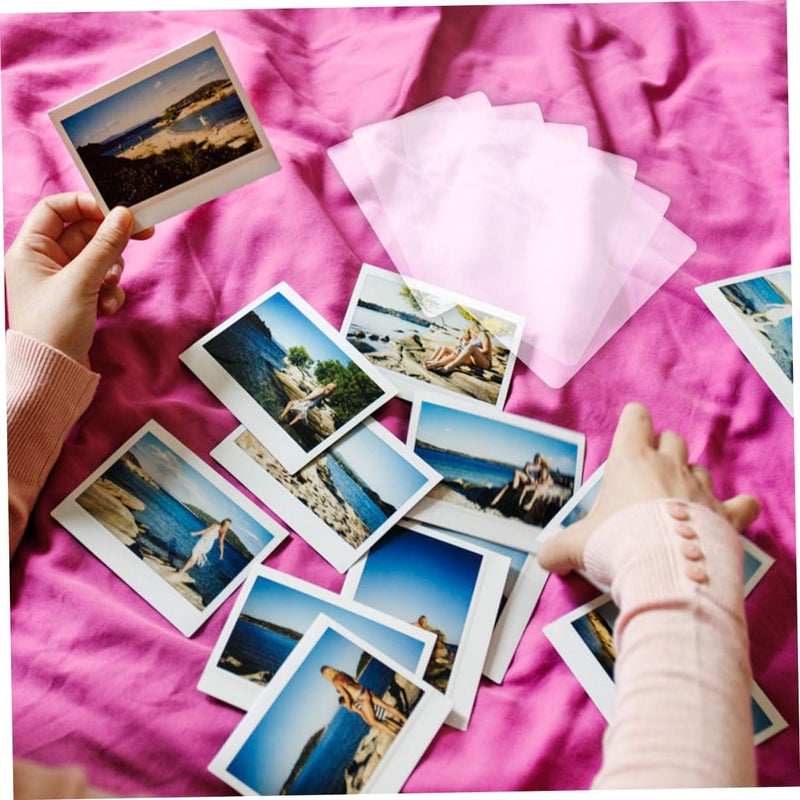 NUOBESTY 100 Sheets Thermal Laminating Film Pouches Clear PVC Photo Protective Laminating Sheets for Id Cards Business Cards Menus Documents Fade Resistant - Image 3