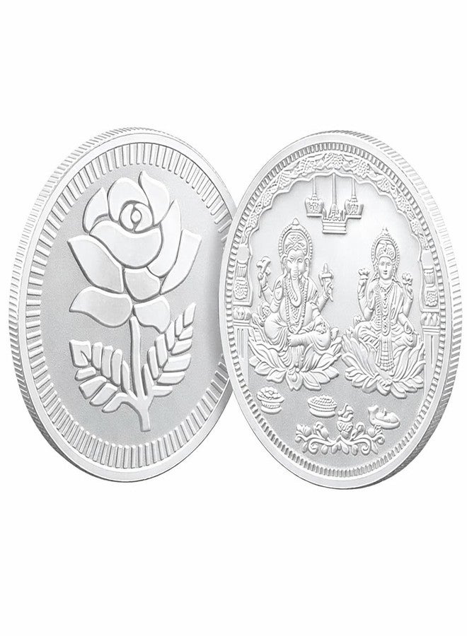 SENDAN 5 Grams Pure 999 Silver Coin | Ganesh Lakshmi Silver Coin (5 Gram, 999 Purity) - Image 1
