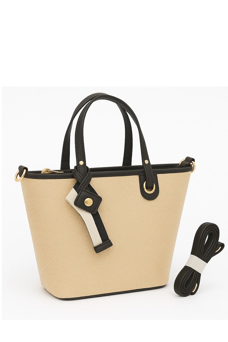 Elegant Women’s Summer Tote Bag with Inner Pouch – Stylish & Practical Design  - Image 1