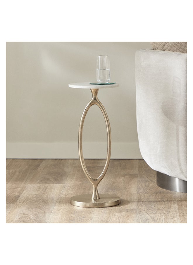 Home Box Cedro Marble Top Accent Table 3.7 x 25 x 58 cm  - Image 1