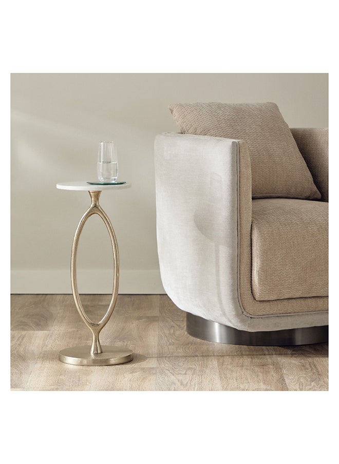 Home Box Cedro Marble Top Accent Table 3.7 x 25 x 58 cm  - Image 5