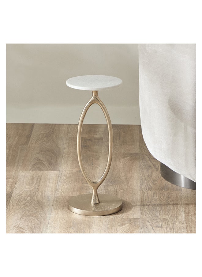Home Box Cedro Marble Top Accent Table 3.7 x 25 x 58 cm  - Image 2