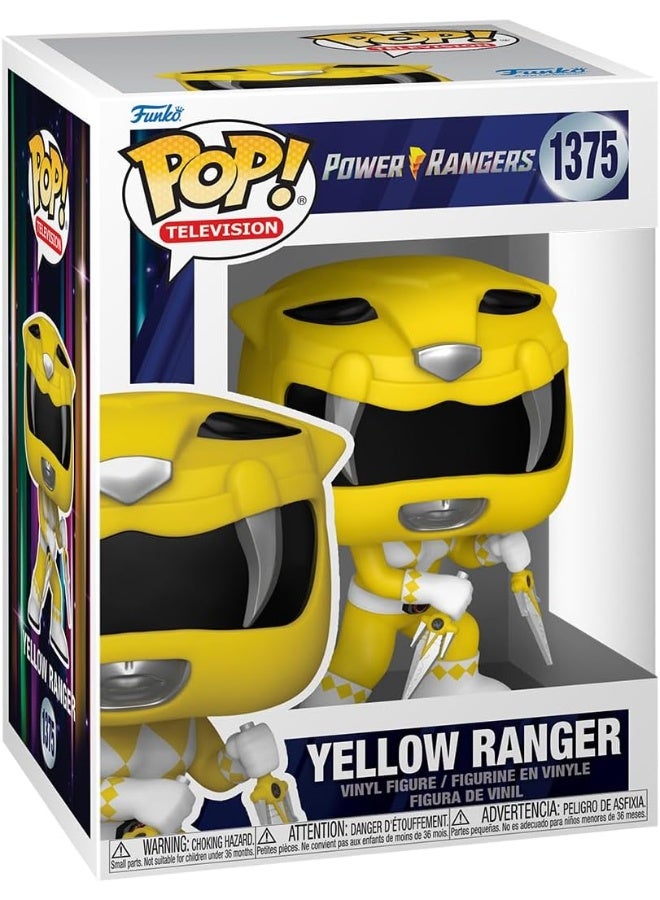 Funko Funko Pop! TV: Mighty Morphin Power Rangers 30th - Yellow Ranger - Power Rangers TV - Collectable Vinyl Figure - Gift Idea - Official Merchandise - Toys for Kids & Adults - TV Fans  - Image 1