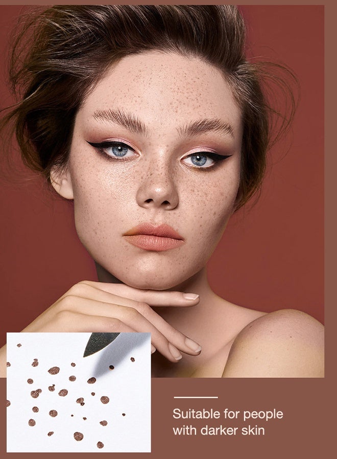 LANGMANNI Freckle Pen Natural Easy To Color Freckles Pen Waterproof & Long Lasting Soft Freckles For Face Tint Freckle Makeup Tool For Women (Dark Brown) 2.5ml - Image 3