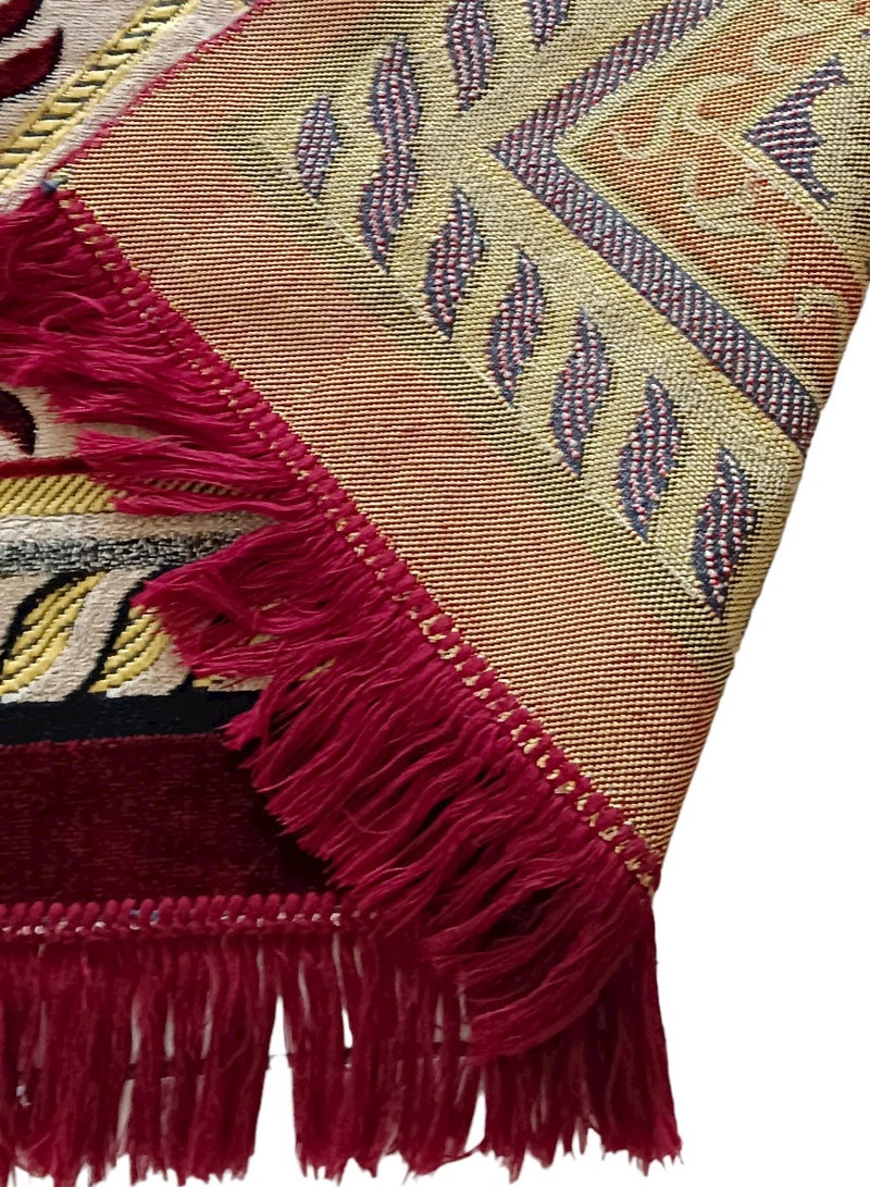 الصقر سجادة مجلس عالية الجودة من شركة الصقر التركية | سجادة مجلس (1.4×2 متر) | سجادة صحراوية ناعمة ولامعة، سجادة تخييم، سجادة نزهة، سجادة تخييم، سجادة سفر، سجادة لغرفة المعيشة، المكتب - تصميم متنوع - Image 2