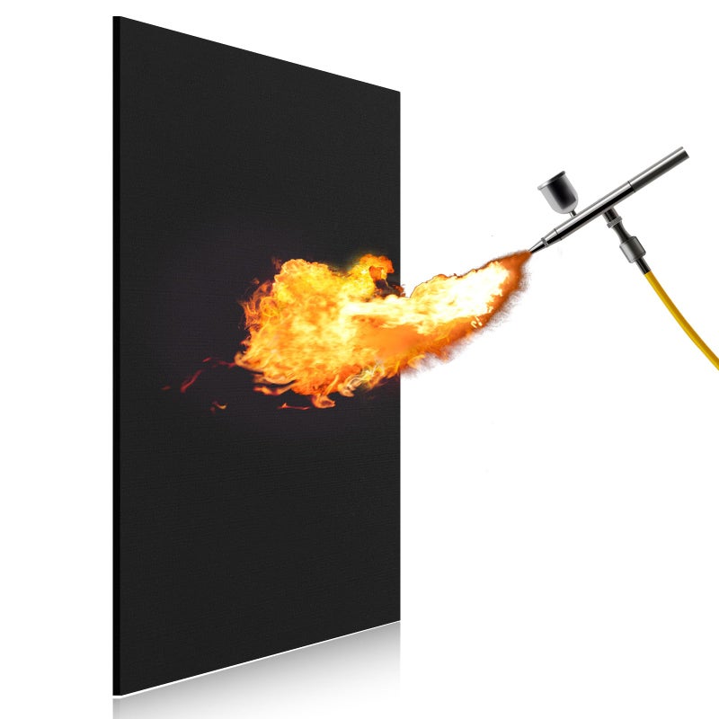 FLASLD 912in Heat Shield Thermal Barrier Blanket Insulation Reflective Material High Temp Protection Carbon Felt for Stove Welders Stuff for DIY Alcohol Burners Heat Resistant Up To 1800F - Image 3