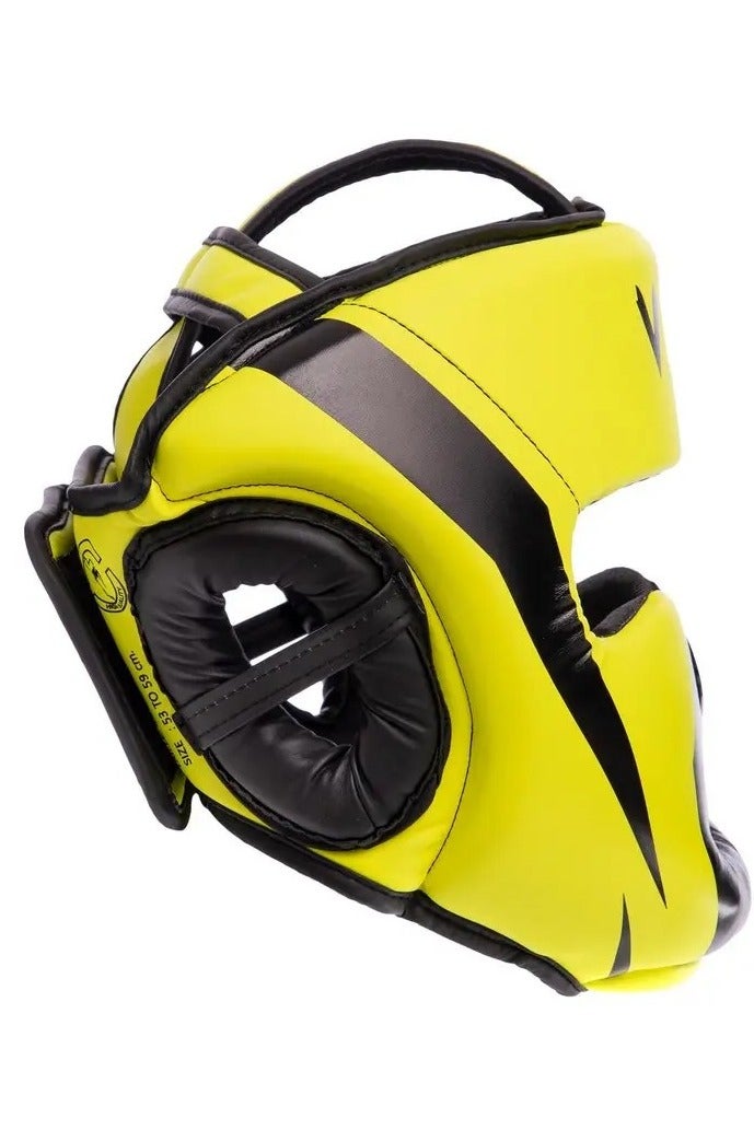 فينوم خوذة ملاكمة وواقي رأس احترافي من الجلد الطبيعي للتدريب والقتال - تصميم مريح ومتين لحماية الوجه والرأس - للرجال والنساء-مقاس XL_ معدات رياضيه، أدوات رياضية ، تمارين رياضيه ، لياقه بدنيه، العاب رياضيه ، العاب للجيم - Image 3