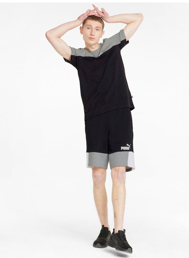 PUMA تي شيرت Ess+ Block بأكمام قصيرة - Image 3