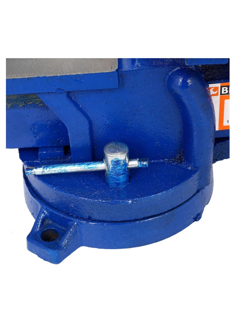BMB tools - Bench Vice-3inch-Secure Locking and Quick-Release Mechanism with Wide Opening Capacity Fixed Base Bench Clamp on Workbench Workshop Tables Benchtop for Metalworking Woodworking and Mechanics - Image 1