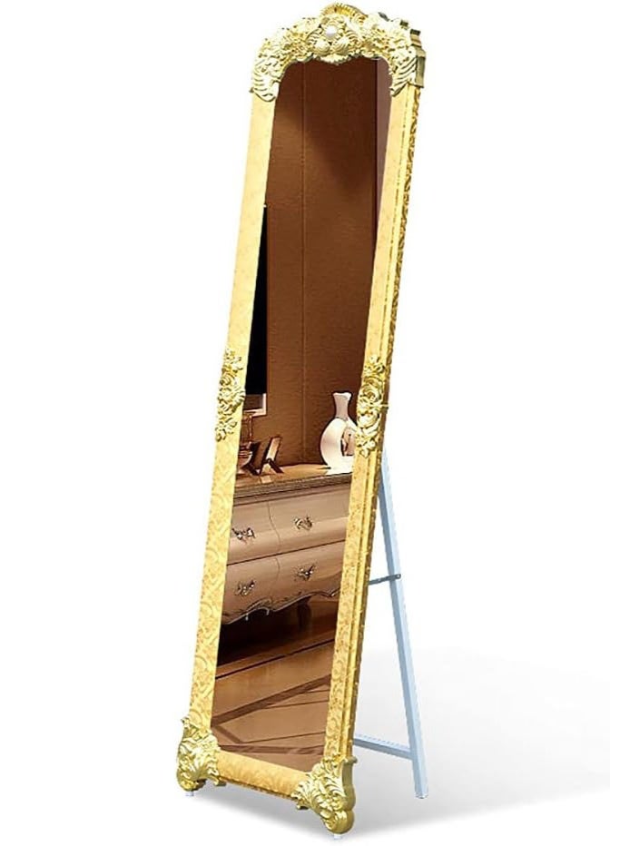 Full Length Mirror, 165x45cm, Floor Standing Mirror with Metal Stand, Free-Standing Large Dressing Mirror, Full Body Mirror for Living Room, Bedroom - Image 2