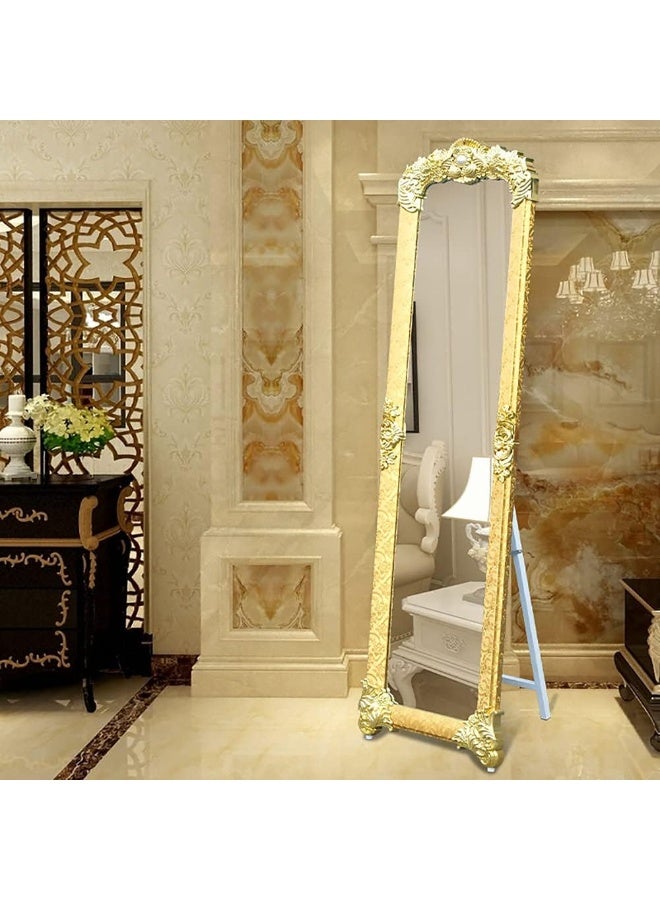 Full Length Mirror, 165x45cm, Floor Standing Mirror with Metal Stand, Free-Standing Large Dressing Mirror, Full Body Mirror for Living Room, Bedroom - Image 5