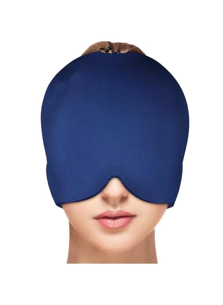 general Migraine Relief Cap, Gel Headache Relief Hat, Migraine Ice Head Wrap, Reusable Cold/Hot Therapy, Long Lasting Cooling Eye Mask Stress Headaches for Puffy Eyes, Tension, Sinus - Image 1