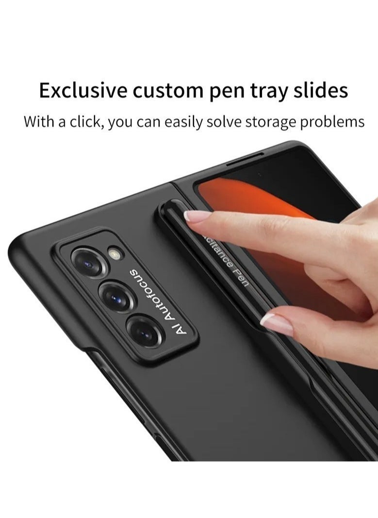 Galaxy Z Fold 4 S Pen Fold Edition,S Pen Samsung Z Fold 4,4096 Pressure Levels,Stylus Pen Replacement for Samsung Galaxy Z Fold 4 5G + Tips/Nibs(Black) - Image 2