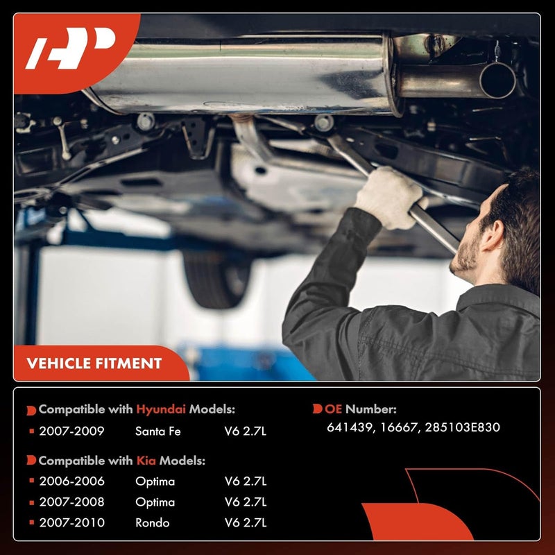 A-Premium Front Left Exhaust Manifold Catalytic Converter Kit - Image 2