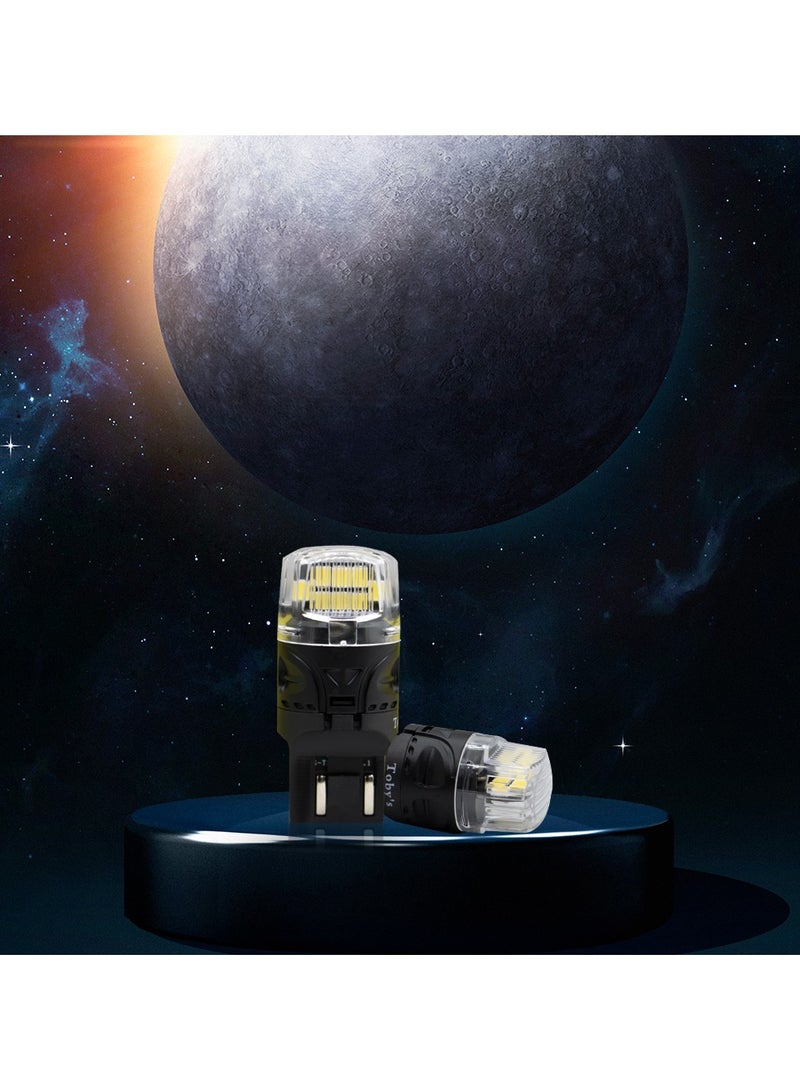 Toby's Super Bright Power T20 7443 16SMD LED Bulbs with 4218 Chip replacement for Back Up Reverse Brake Lights (White)