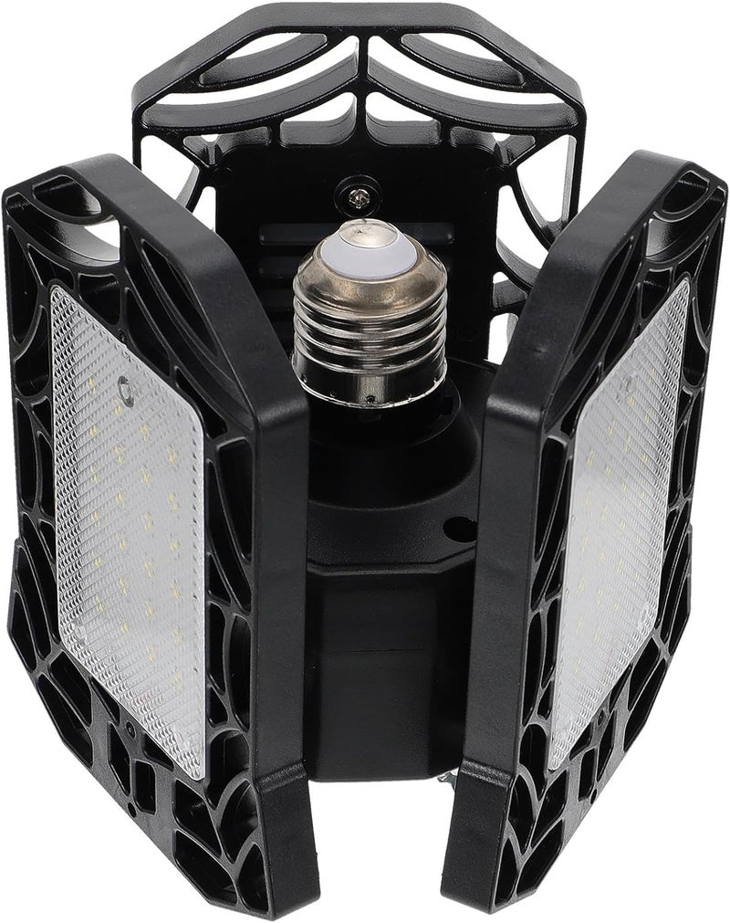 LIFKOME Folding Garage Light Multi-Purpose Deformable Industrial Mining Lamp 40w Black Wide Voltage Screw Base Warehouse Lighting Fixture - Image 1