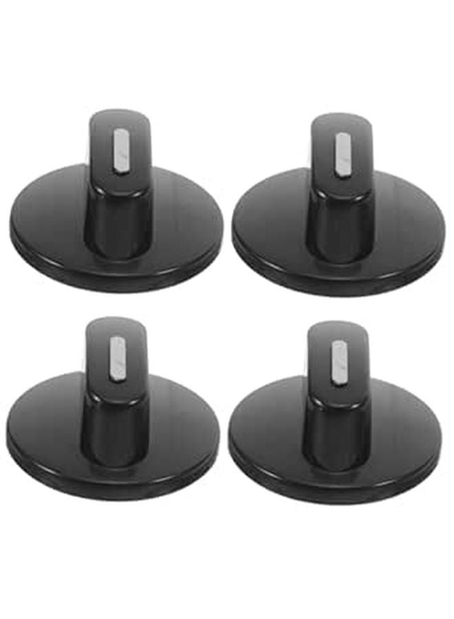 4pcs High Temperature Resistant Oven Knobs Replacement for Stove Heater Microwave - Image 1