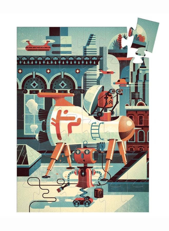 DJECO Bob The Robot  Silhouette Puzzle - Image 5