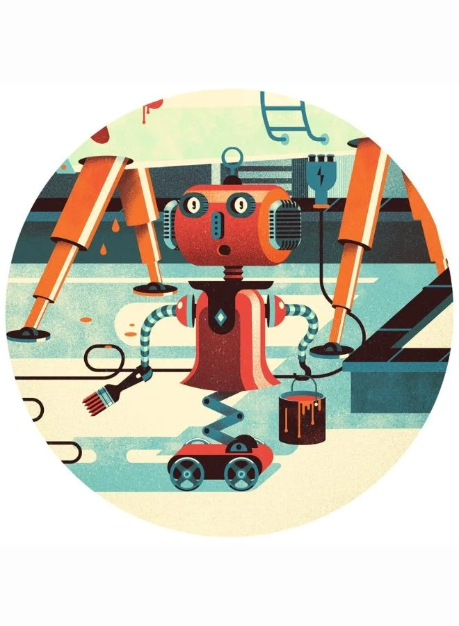 DJECO Bob The Robot  Silhouette Puzzle