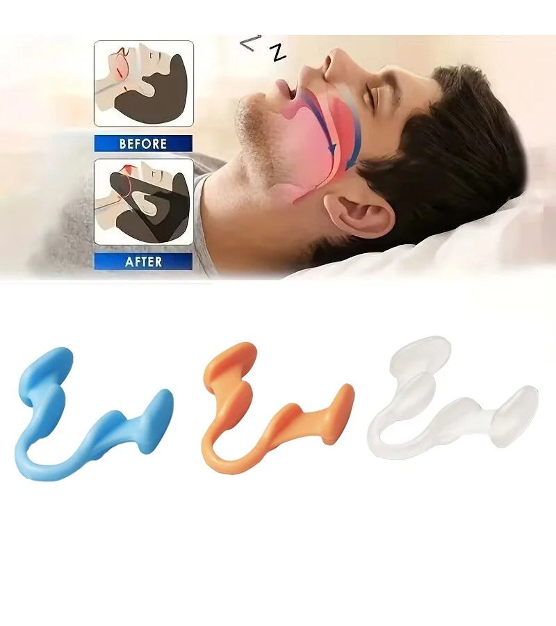 Orange Anti Snoring Device 6Pcs Nasal Snore Relief Improve Sleep Quality - Image 2