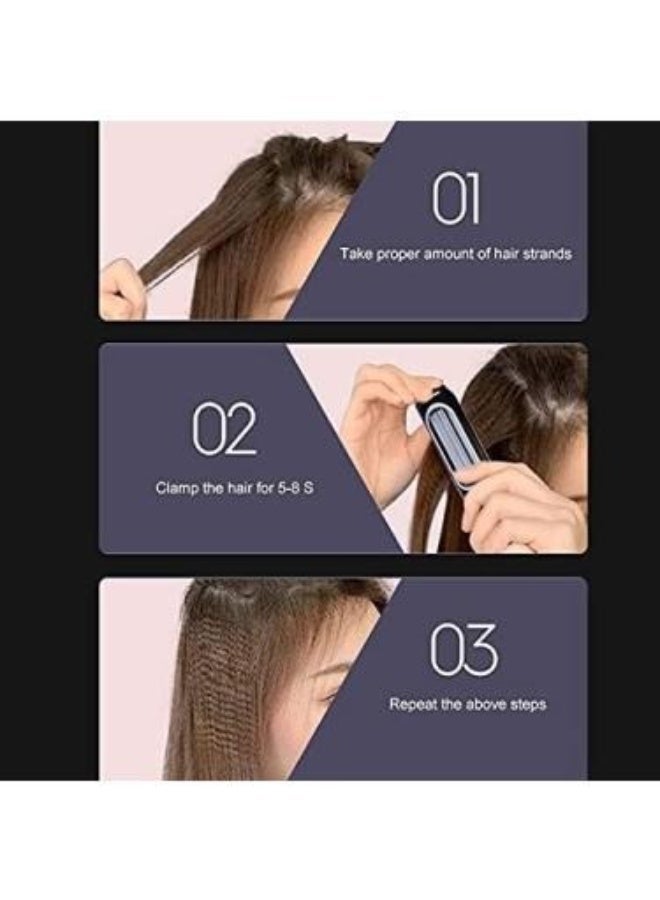 Macon Professional Automatic Hair Waver Crimper ,Ionic Ceramic Corrugation Iron, Fluffy Hairstyle Curler with Adjustable Heat Settings, Quick Styling Tool for Home & Travel - Image 5