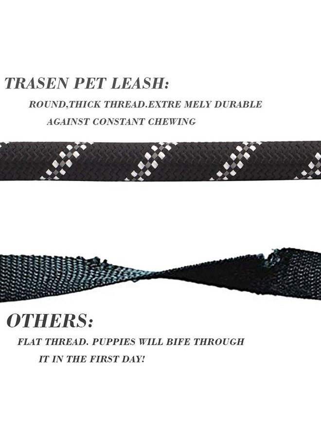 Strong Dog Belt With Comfortable Padded Handle Black 1.6meter