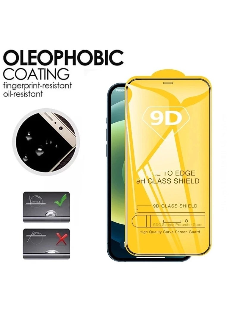 AROAQ - 9D HD Tempered Glass Screen Protector for Samsung A9, A6, A530, A8, J4, J8, J7, C7, C9, C7 Pro Silk Screen Protection - Image 1