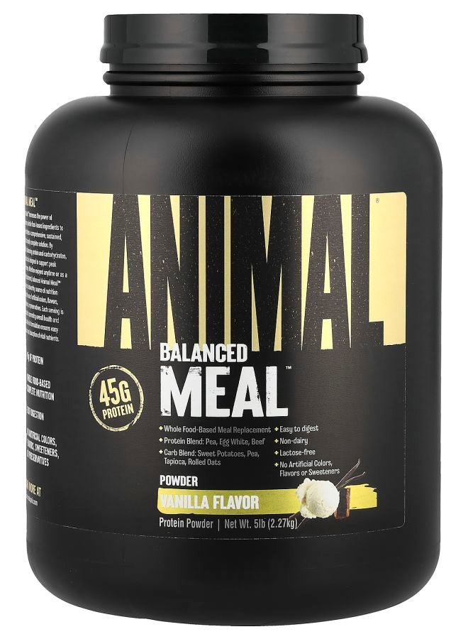 ANIMAL Balanced Meal™ Protein Powder Vanilla 5 lb (2.27 kg)