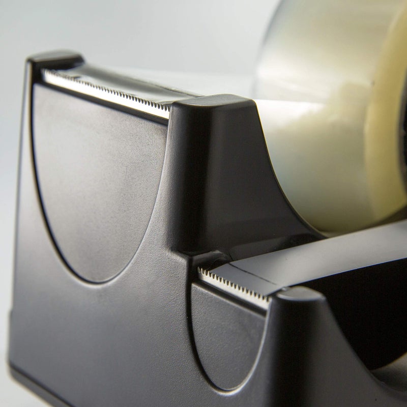 Officemate Heavy Duty Weighted 2-in-1 Tape Dispenser, Recycled,Black (96660) - Image 3