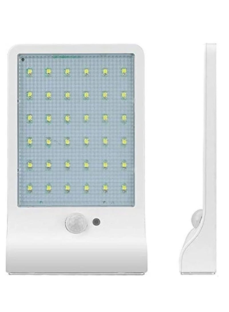 Solar Powered Waterproof LED Light with Motion Sensor 36 White LEDs - Image 1