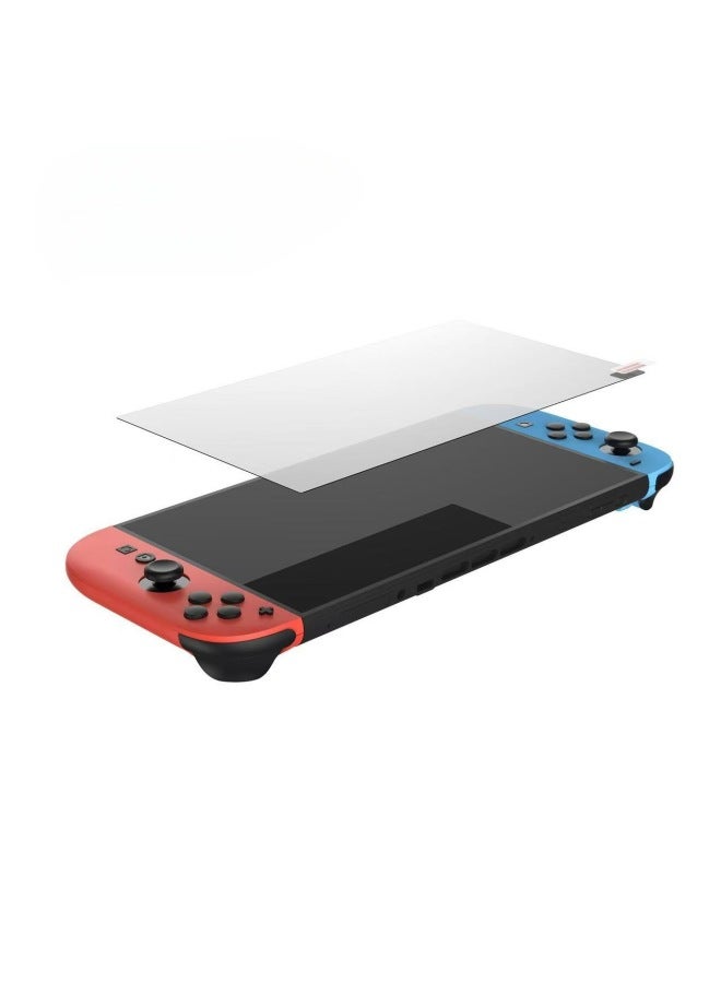 فيلم مقسى لجهاز نينتندو سويتش 2 وحدة تحكم ألعاب سويتش 2 حماية شاشة مضادة لبصمات الأصابع فيلم أزرق فاتح من الصلب اللون: سويتش 2 قطعة واحدة مع التغليف - Image 4