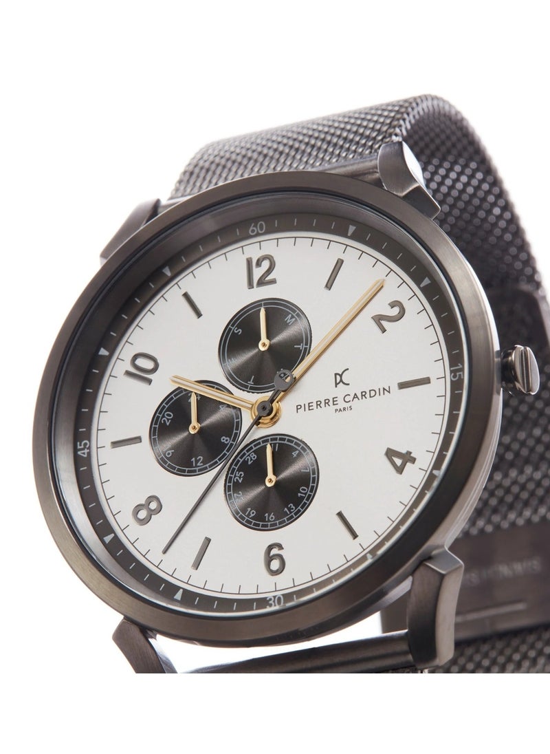 pierre cardin Pierre Cardin Stainless Steel Analog Men's Watch With Grey CPI.2033  - Image 4
