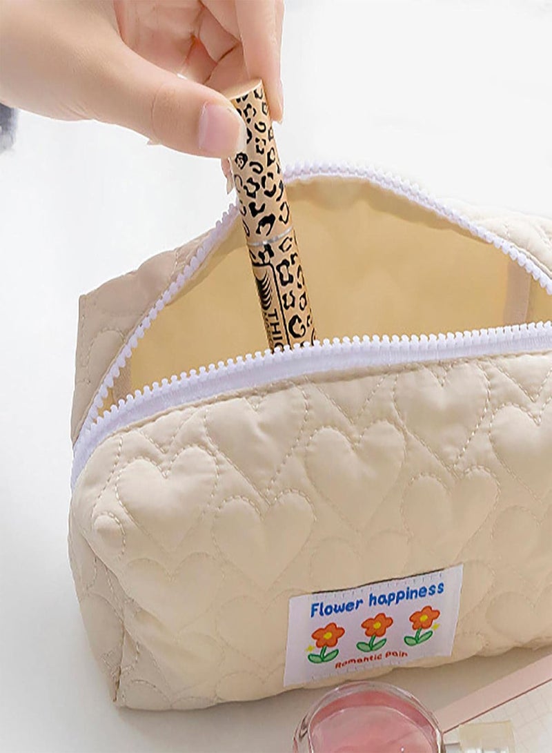 GGOOT 5 Pcs Student Pencil Bag,Plush Short Pencil Case Large Capacity Pillow Bag - School College Office Pen Organizer Girls Plush Pencil Bag School Supplies Stationery Box Cosmetic Bag - Image 3