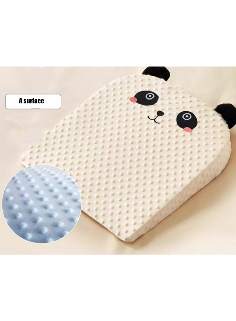 Arabest Crib Wedge for Reflux Baby Sleep Memory Foam Sleeping Wedge Nursery Pillow Infant Sleep Positioner Baby Crib Inclines Mattress 10-Degree Incline - Image 3